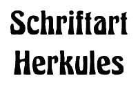 Schriftart Herkules