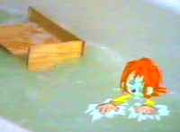 Pumuckl im Wasser