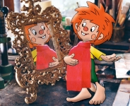 Pumuckl mit Schal